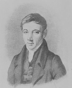 Robert Owen, 1823 av Matilda Heming
