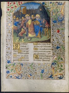 Leaf from a Book of Hours: The Betrayal of Christ, ca. 1470-1485.