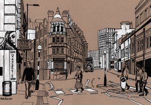 Croydon High Street, 2016 av Matt Bannister