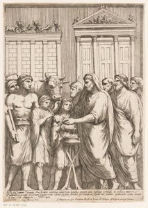 Marcus Aurelius som överste präst Basreliefer på Konstantins båge (serietitel) av Matteo Piccioni