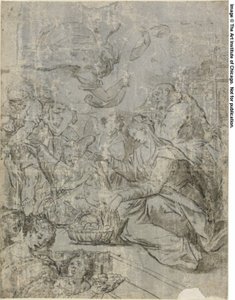 Nativity av Matteo Rosselli