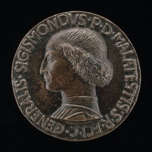 Sigismondo Pandolfo Malatesta, 1417-1468, herre av Rimini och Fano [framsidan], 1446.