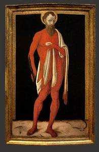 Saint Barthelemy, apostel. Målning av Matteo di Giovanni (ca 1430-1495), olja på trä, italiensk konst