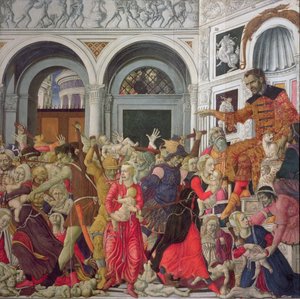 The Massacre of the Innocents (olja på panel)