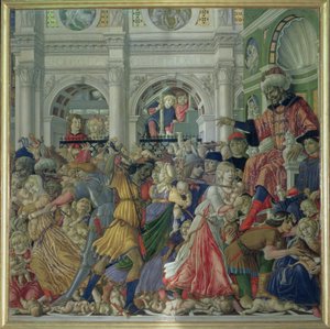 The Massacre of the Innocents, 1482 (tempera på panel)