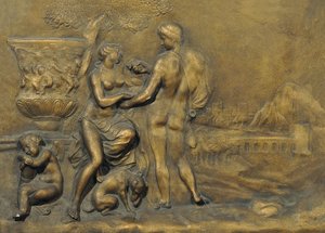 Venus och Adonis av Matthäus Donner