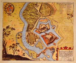 Bremervörde, Niedersachsen, Tyskland av Matthaus Merian