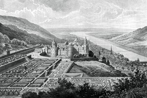 Heidelbergs slott, Tyskland, 1620 1903.