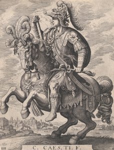 Plåt 4: Kejsar Gaius till häst, från 