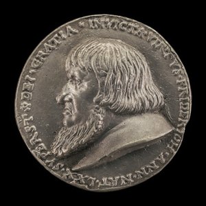 Fredrik den äldre, 1460-1536, markgreve av Brandenburg-Ansbach 1486 [framsidan], 1528.