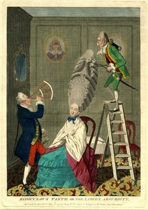 Löjlig smak eller damernas absurditet, 1771
