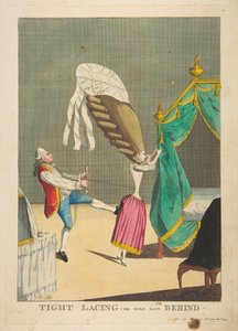 Tät snörning eller håll fast bakom, 1 mars 1777.