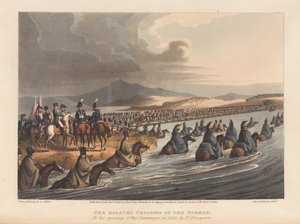 Korsningen av Niemen vid inledningen av kampanjen 1812 (tryck)