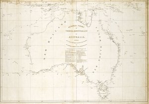 Karta över Australien