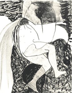 Des Bêtes" Artist Book 3, 2018 (litografi)