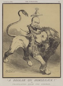 En tiggare till häst! eller, översatt från tyska (färg litho) av Matthew