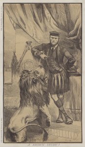 En brun studie! (färg litho)