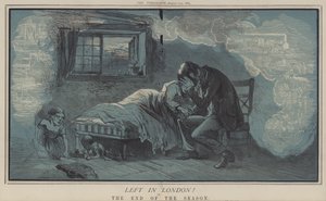Kvar i London! eller, The End of the Season (färg litho) av Matthew