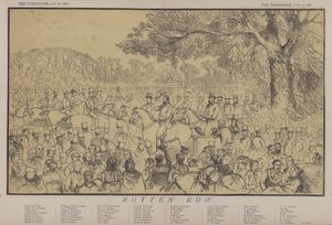 Rotten Row (färg litho) av Matthew