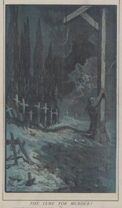 Botemedlet mot mord! eller, Justice Cling to the Gallows (färg litho) av Matthew