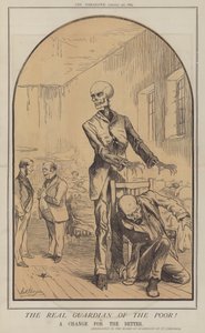 De fattigas verkliga väktare! eller, En förändring till det bättre (färg litho) av Matthew