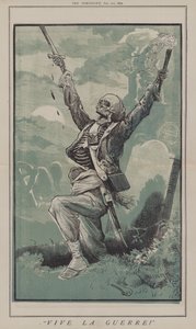 Länge leve kriget! (färg litho) av Matthew