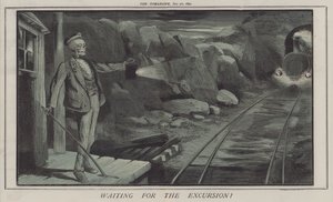 Väntar på utflykten! (färg litho) av Matthew