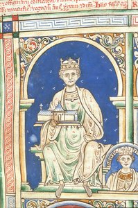 Henrik II av England Från Historia Anglorum, Chronica majora