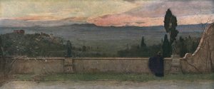 Val DArno: Kväll, c1901, c1930.