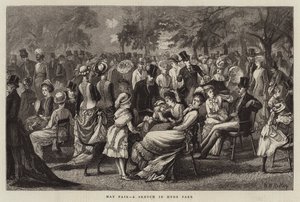 May Fair, en skiss i Hyde Park