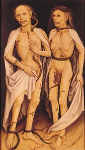 The Dead Lovers (olja på panel)