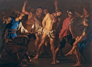 The flagellation of Christ, ca. 1640.