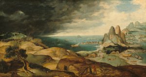 Sankta Katarinas martyrskap, ca. 1540 av Matthijs Cock