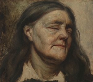 Studie av en gammal kvinna av Matthijs Maris