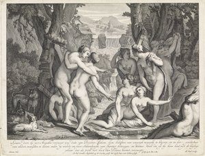 Diana i Callisto av Matthijs Pool