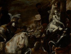 Clorinda räddar Sofronia och Olindo av Mattia Preti
