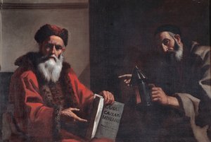 Diogenes och Platon, 1649