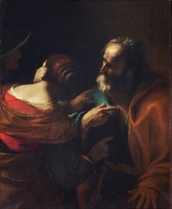Sankt Peters förnekelse, ca 1637-1640. av Mattia Preti