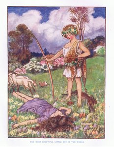 Den vackraste lilla pojken i världen, illustration från Lady And Fairy Tales, 1914