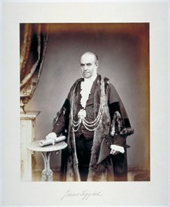 James Figgins, sheriff i London, i smygdräkt, c1865