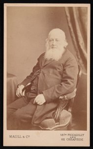 Porträtt av John Gould 1804-1881, före 1875.