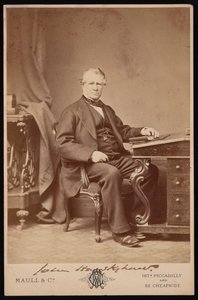 Porträtt av John Hawkshaw 1811-1891, före 1876.