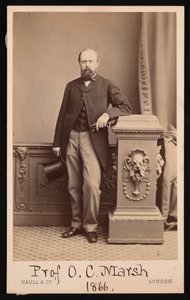 Porträtt av Othniel Charles Marsh 1831-1879, 1866.