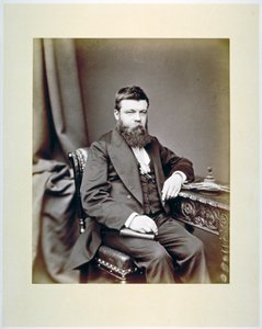 TC Fendick, Master of the Worshipful Company of Glaziers bär sitt Mästaremärke, c1865