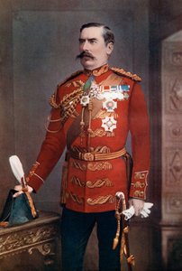 Generallöjtnant Sir Baker Creed Russell, befälhavande i Southern District, 1902.
