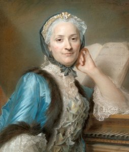 Porträtt av Madame Anne-Jeanne Cassanéa de Mondonville, född Boucon (1708-1780)