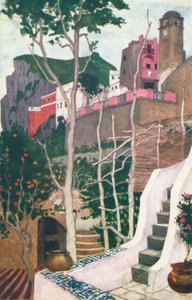 A Gateway, Capri (färglitografi)