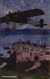 Besök i Bagdad: The Journey (färg litho) av Maurice (after) Greiffenhagen