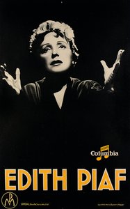 Affisch föreställande "Edith Piaf", ca 1920 (litografi) av Maurice (after) Seymour