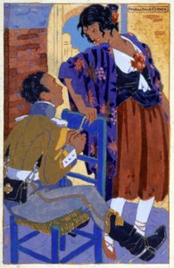 Don Jose och Carmen, ca. 1930 (illustration)